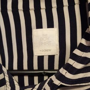 JCrew Boyfriend shirt striped